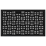 Deurmat Rechthoekig 45X75 Cm Rubber