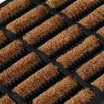 Deurmat Rechthoekig 45X75 Cm Rubber En Kokosvezel