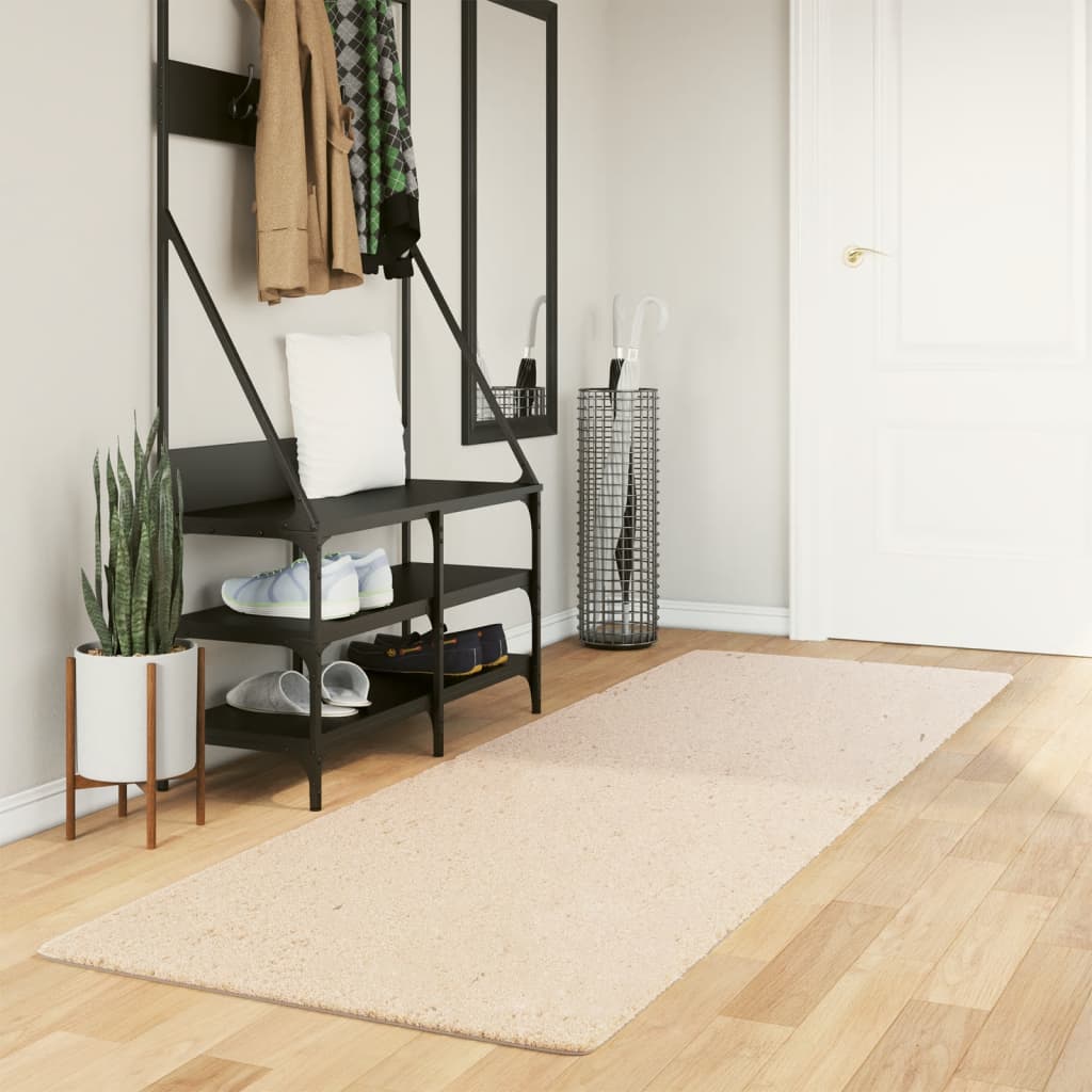 Vloerkleed Huarte Laagpolig Zacht Wasbaar Beige