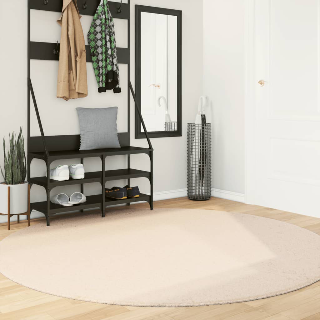 Vloerkleed Huarte Laagpolig Zacht Wasbaar Beige