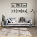 Vloerkleed Pamplona Shaggy Hoogpolig Modern Beige