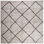 Vloerkleed Pamplona Shaggy Hoogpolig Beige En Antraciet