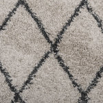 Vloerkleed Pamplona Shaggy Hoogpolig Beige En Antraciet