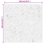 Vloerkleed Pamplona Shaggy Hoogpolig Beige En Antraciet