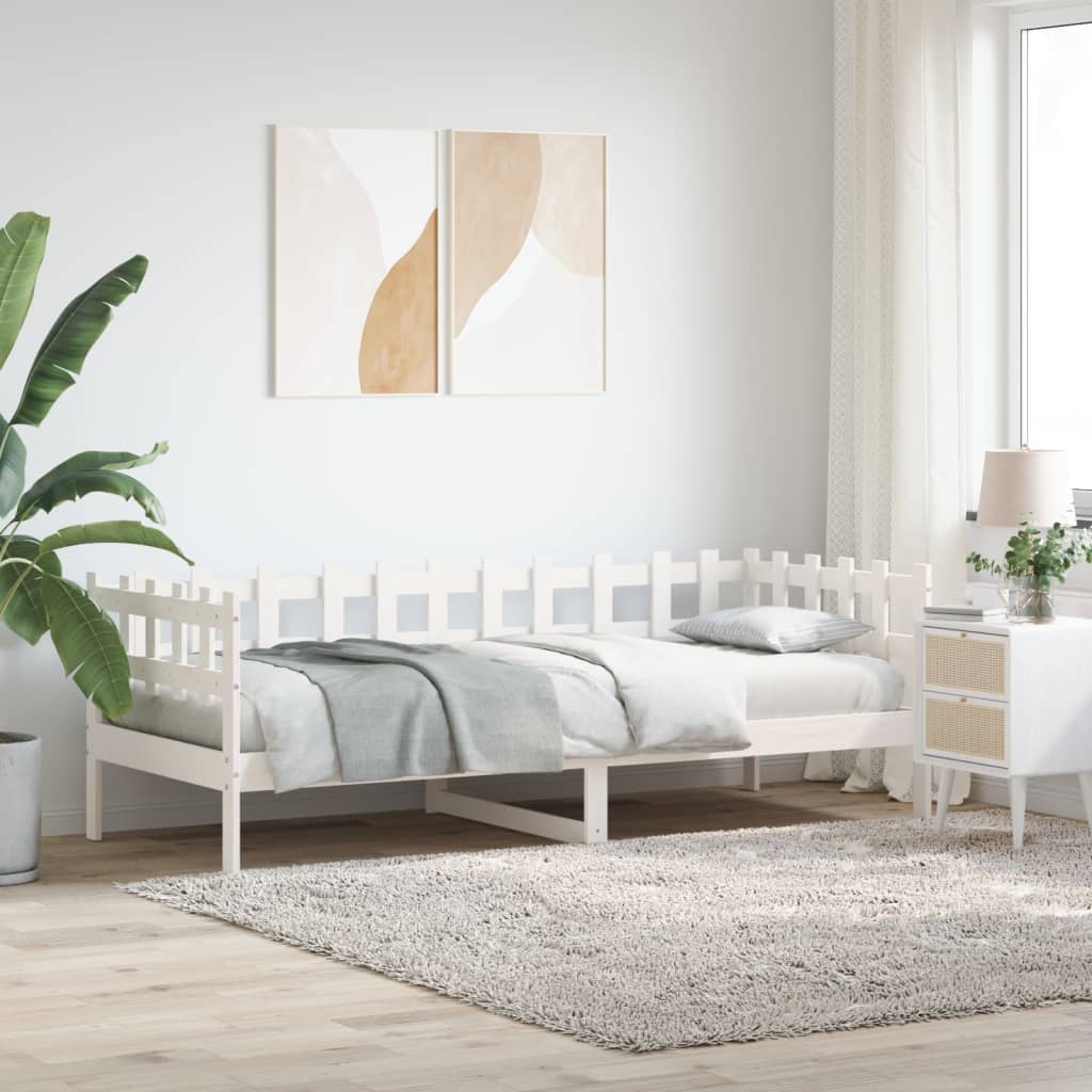 Slaapbank Zonder Matras Massief Grenenhout