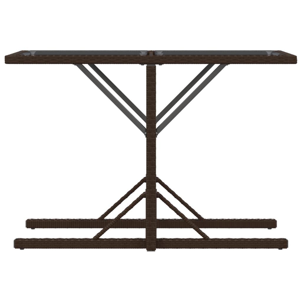 3-Delige Bistroset Met Kussens Poly Rattan Bruin