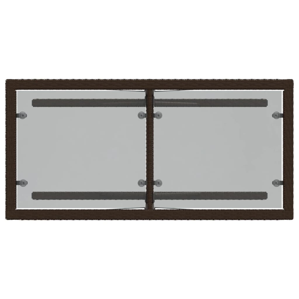 3-Delige Bistroset Met Kussens Poly Rattan Bruin