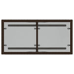 3-Delige Bistroset Met Kussens Poly Rattan Bruin