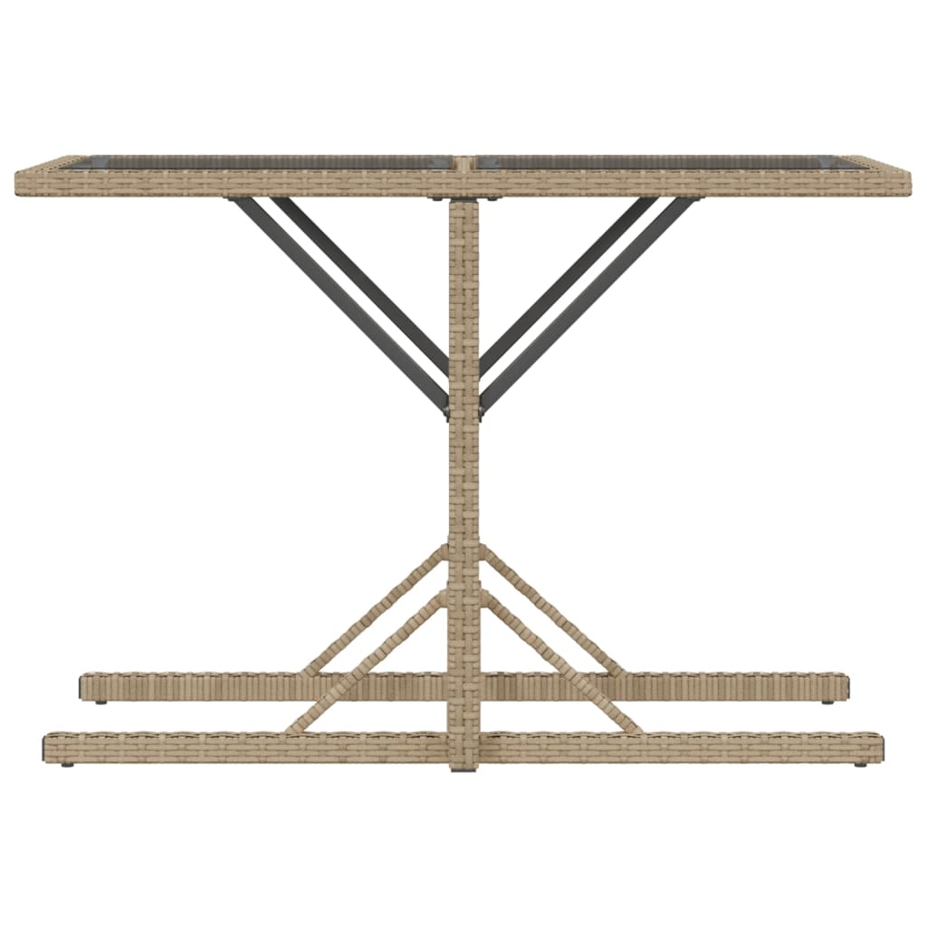 3-Delige Bistroset Met Kussens Poly Rattan Beige
