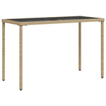 5-Delige Tuinset Met Kussens Poly Rattan Beige