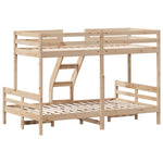 Stapelbed Massief Grenenhout 90X200/120X200 Cm