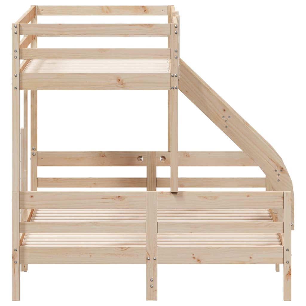 Stapelbed Massief Grenenhout 90X200/140X200 Cm
