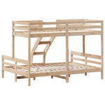 Stapelbed Massief Grenenhout 90X200/140X200 Cm