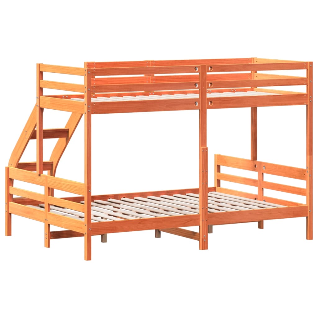 Stapelbed Massief Grenenhout 90X200/140X200 Cm