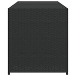 Tuinbox 283 L Poly Rattan Zwart