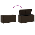 Tuinbox 283 L Poly Rattan Bruin