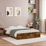 Bedframe Met Lades Bewerkt Hout
