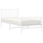 Bedframe Met Hoofd- En Voeteneinde Metaal