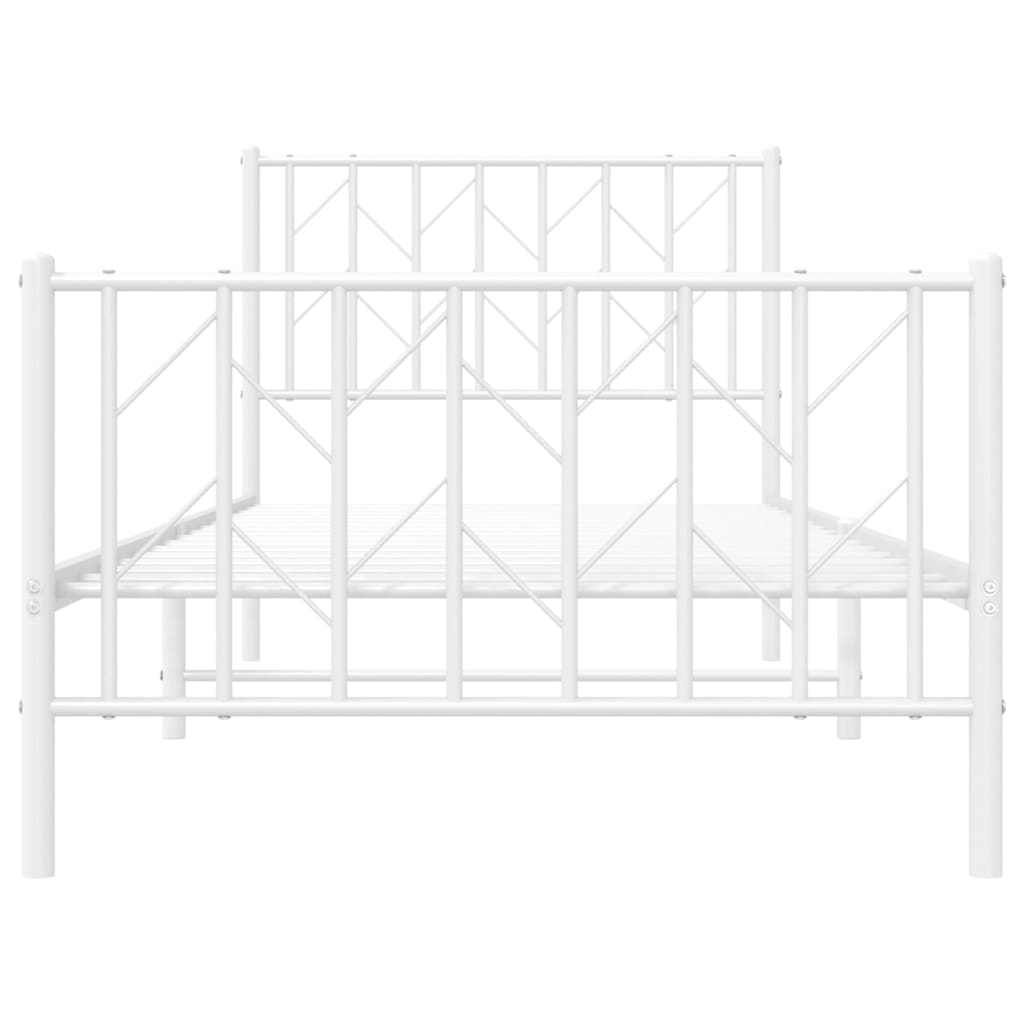 Bedframe Met Hoofd- En Voeteneinde Metaal
