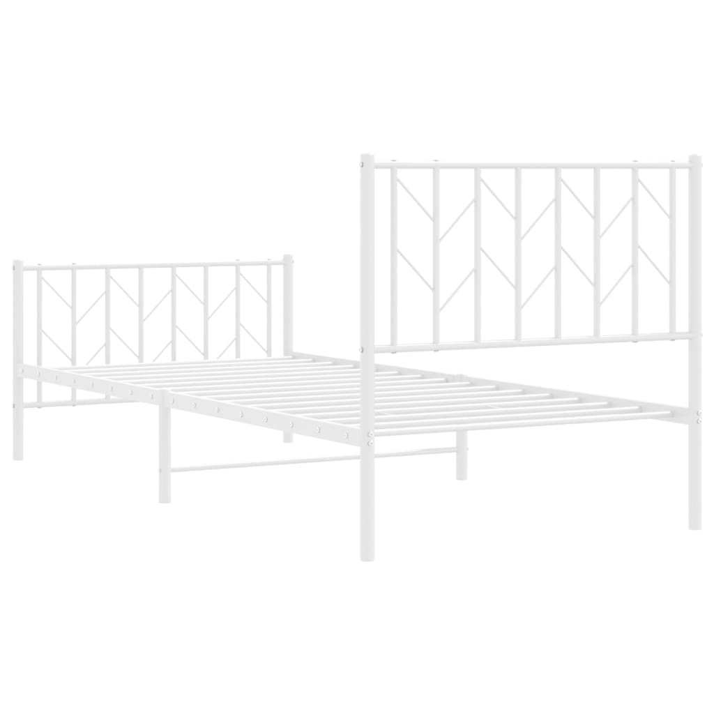 Bedframe Met Hoofd- En Voeteneinde Metaal