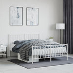 Bedframe Met Hoofd- En Voeteneinde Metaal