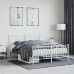 Bedframe Met Hoofd- En Voeteneinde Metaal