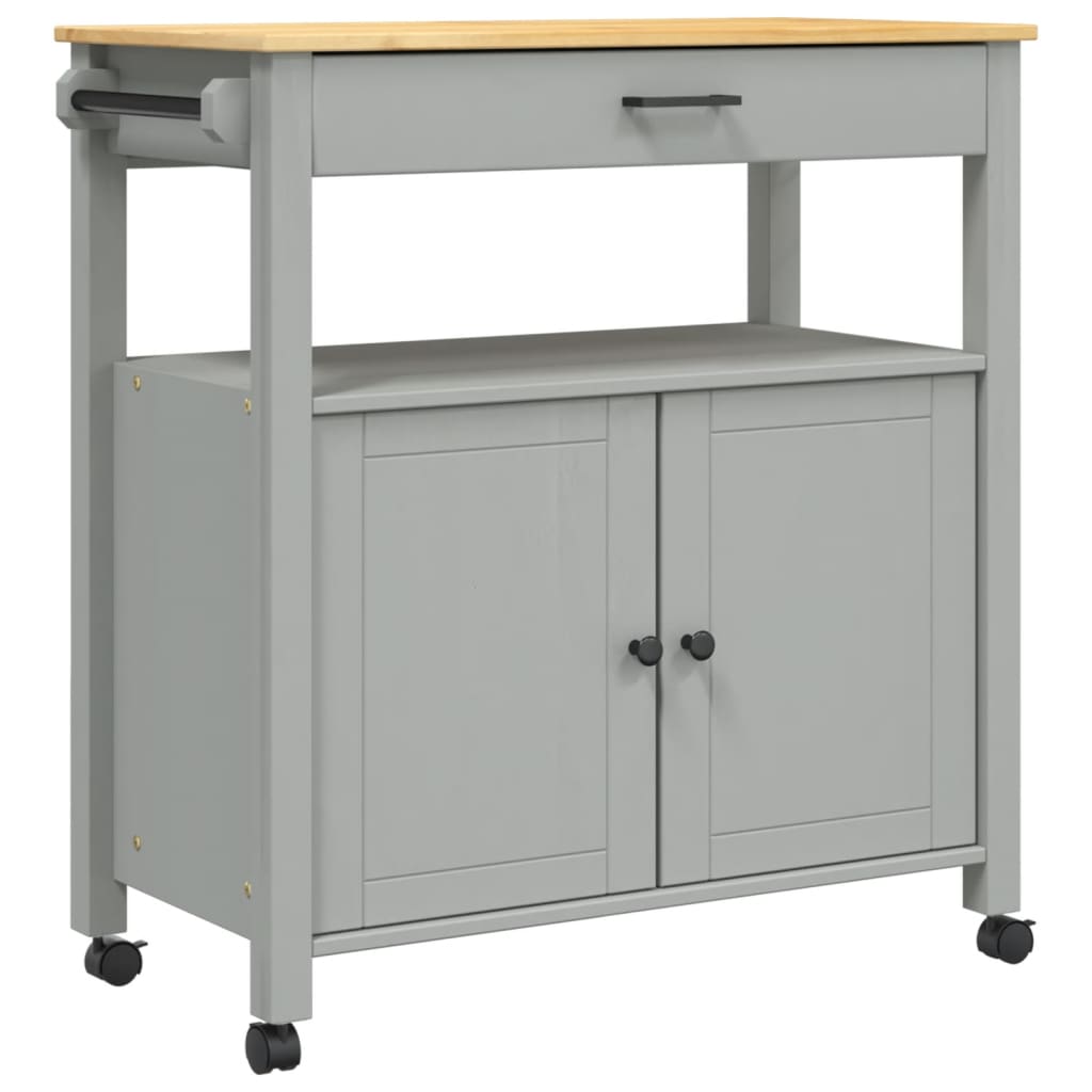 Keukentrolley Monza Massief Grenenhout