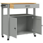 Keukentrolley Monza Massief Grenenhout