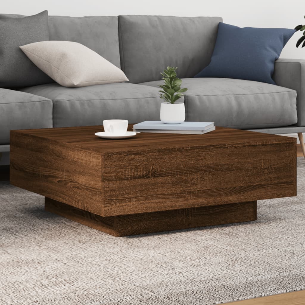 Salontafel Bewerkt Hout