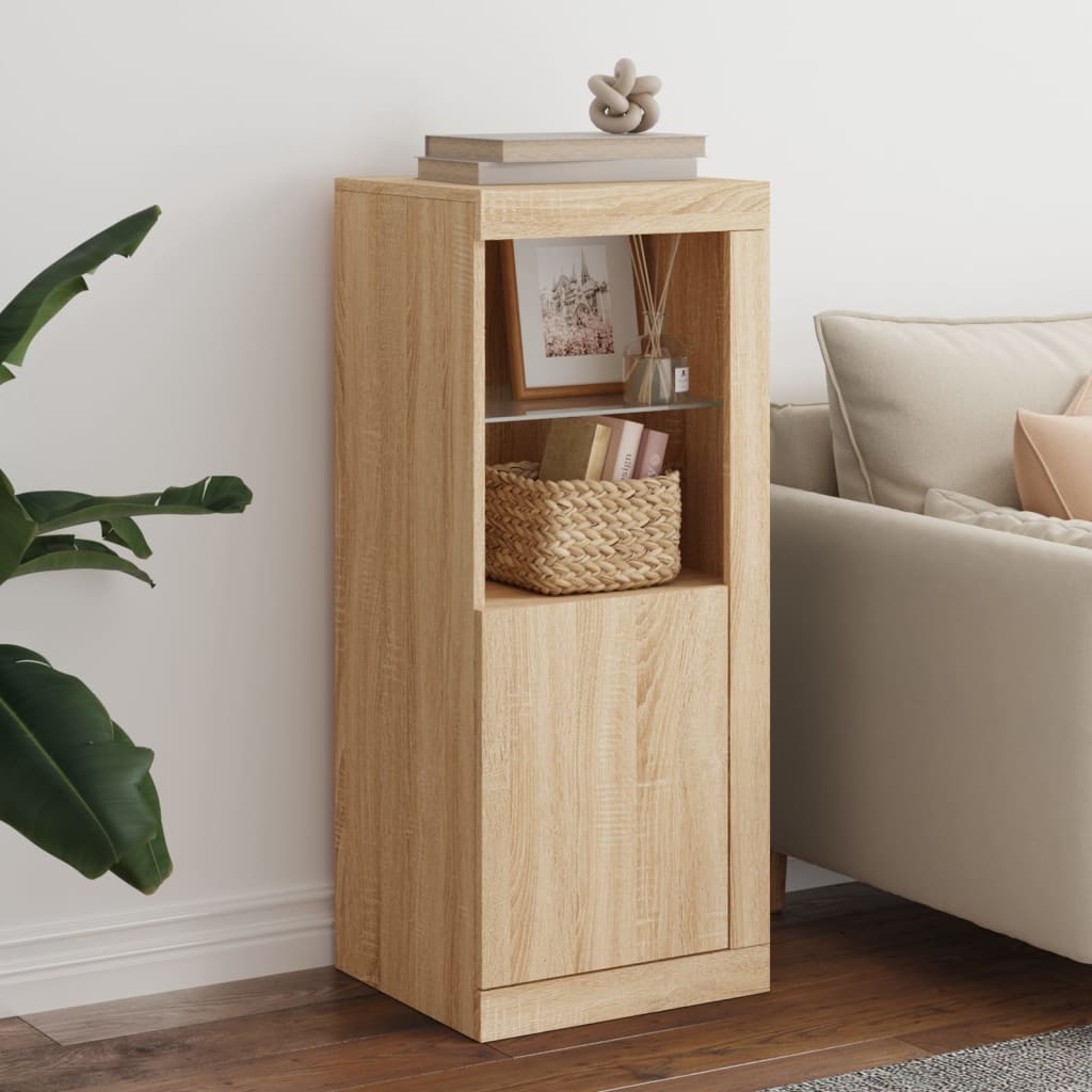 Dressoir Met Led-Verlichting 41X37X100 Cm