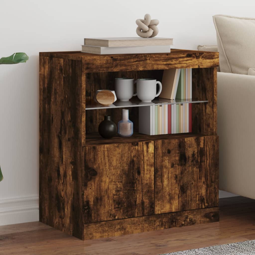 Dressoir Met Led-Verlichting 60X37X67 Cm