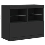 Dressoir Met Led-Verlichting 81X37X67 Cm