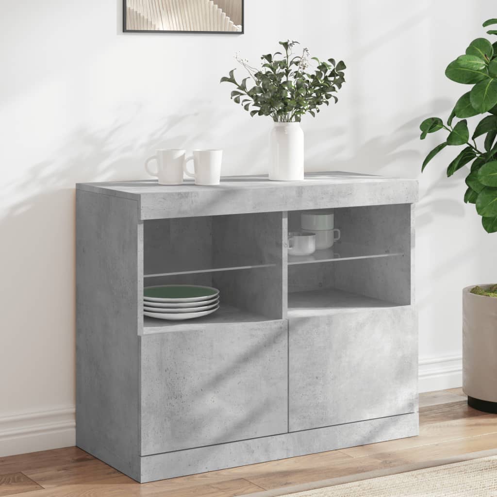 Dressoir Met Led-Verlichting 81X37X67 Cm