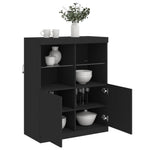 Dressoir Met Led-Verlichting 81X37X100 Cm