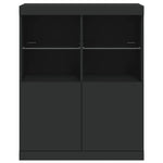 Dressoir Met Led-Verlichting 81X37X100 Cm
