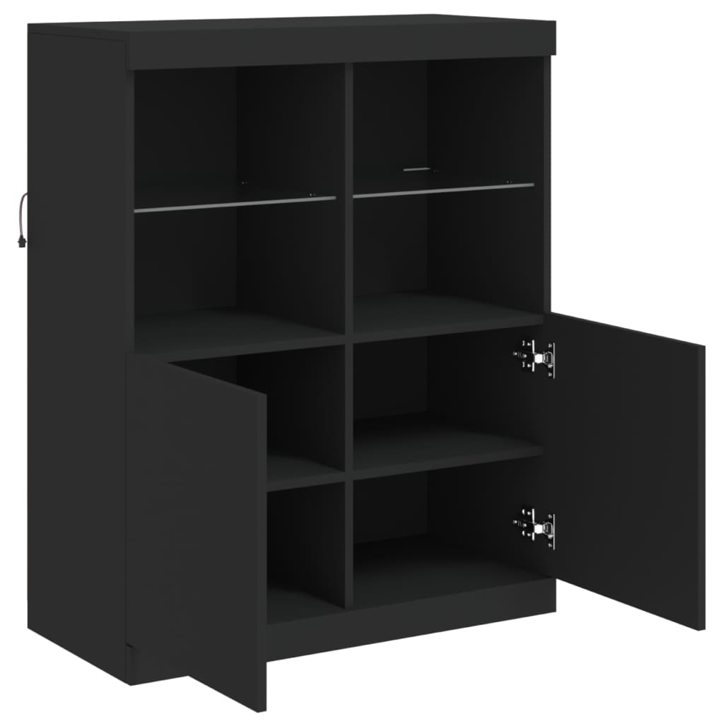 Dressoir Met Led-Verlichting 81X37X100 Cm