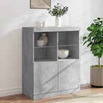 Dressoir Met Led-Verlichting 81X37X100 Cm