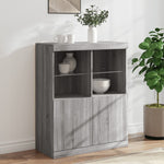 Dressoir Met Led-Verlichting 81X37X100 Cm