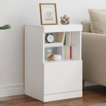 Dressoir Met Led-Verlichting 41X37X67 Cm Eiken