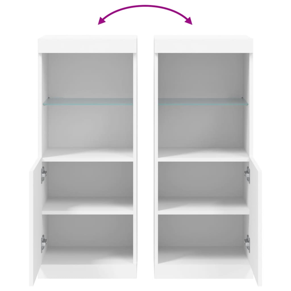 Dressoir Met Led-Verlichting 41X37X100 Cm