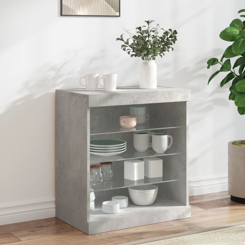 Dressoir Met Led-Verlichting 60,5X37X67 Cm Kleur
