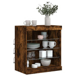 Dressoir Met Led-Verlichting 60,5X37X67 Cm Kleur