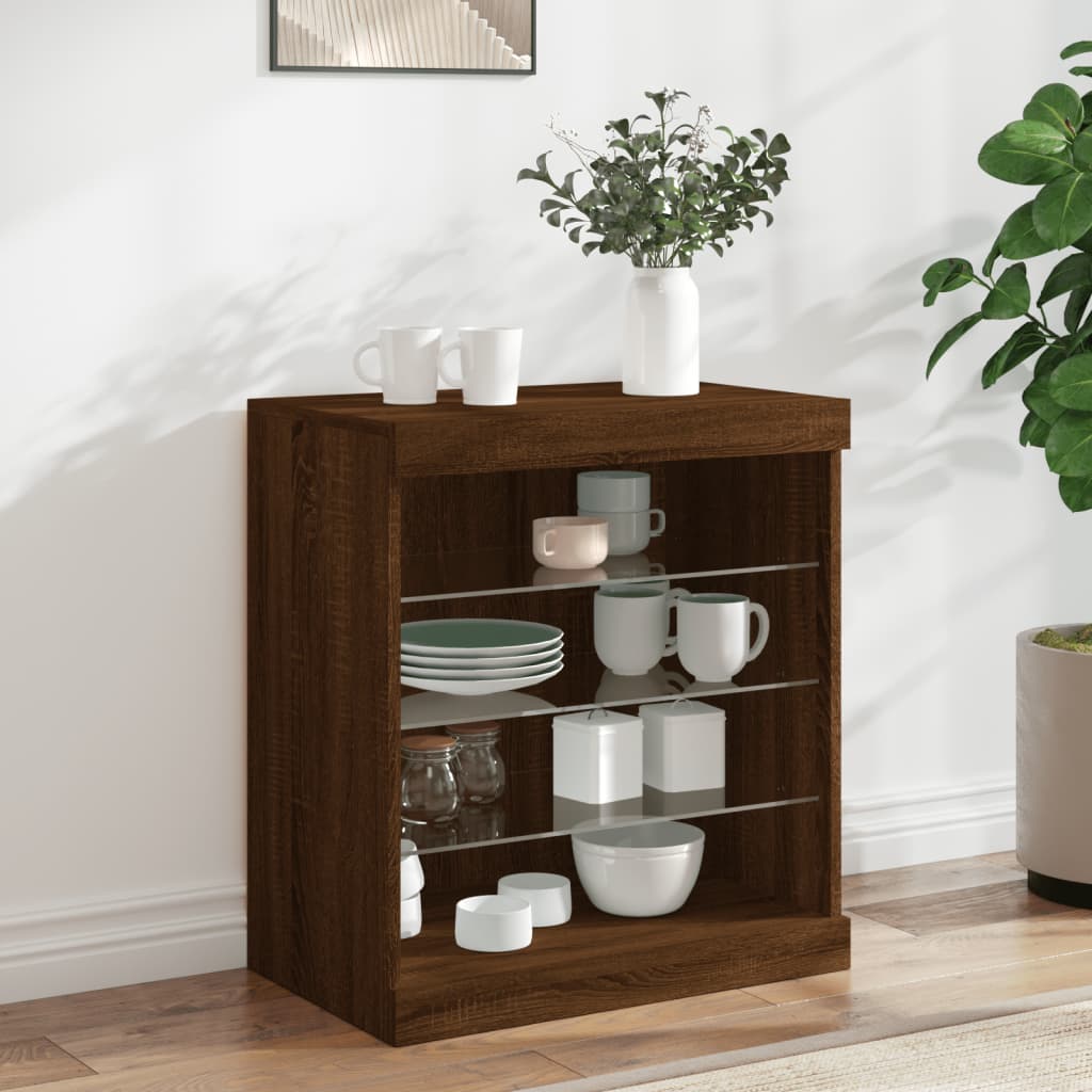 Dressoir Met Led-Verlichting 60,5X37X67 Cm