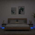 Nachtkastjes Met Led-Verlichting 40X39X37 Cm