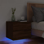 Nachtkastjes Met Led's Wandgemonteerd