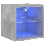 Tv-Wandmeubel Met Led-Verlichting 30X28,5X