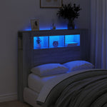 Hoofdeinde Met Led 140X18,5X103,5 Cm Bewerkt Hout