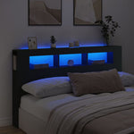 Hoofdeinde Met Led 140X18,5X103,5 Cm Bewerkt Hout