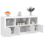 Dressoir Met Led-Verlichting 142,5X37X67 Cm