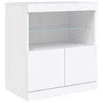 Dressoir Met Led-Verlichting 142,5X37X67 Cm
